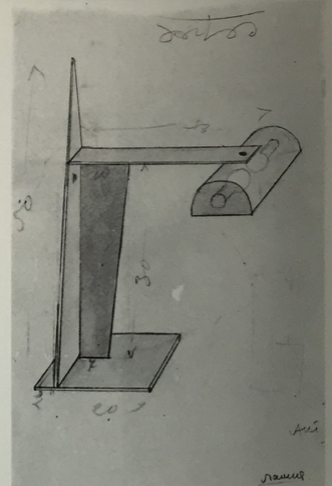 Desk lamp 'no 576' designed by Rodchenko, made by Arteluce.